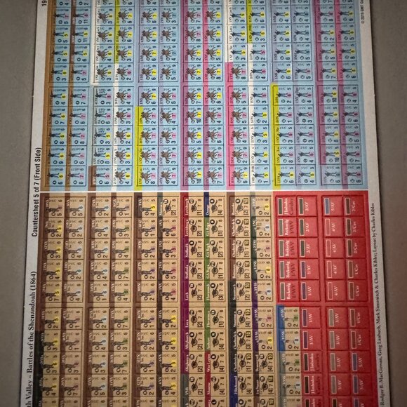 Death Valley: Battles for the Shenandoah (open, unpunched) GMT Games - Picture 9 of 16